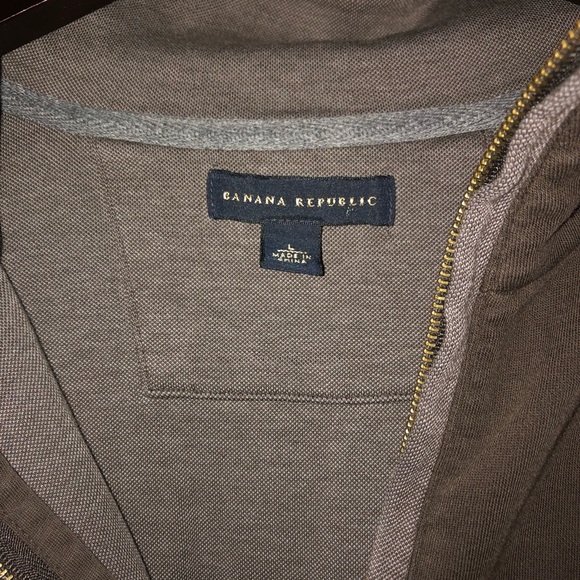 Banana Republic Quarter Zip Sweater - Picture 3 of 4
